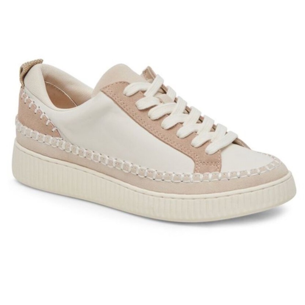 Dolce Vita Nicona Women’s 8.5 Sneaker in Dune Leather Multi Low-Top